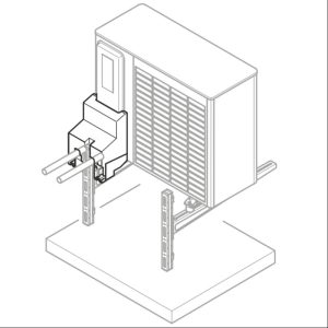 Vaillant&nbsp;Mono HP connect kit-Wall install